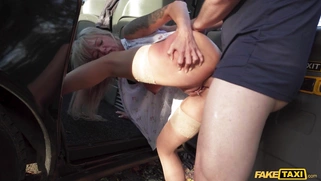 Letty gets her pussy drilled standing