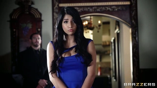 Megan Salinas undressing and showing her sexy curves