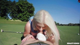 Gia OhMy is sucking the cock in POV