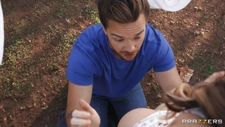 Lulu Chu is sucking Kyle Mason's cock