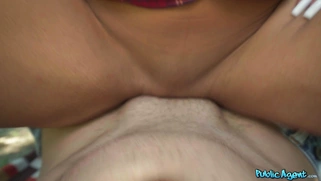 Caramella Del X rides hard prick on the ground