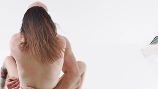 Alice Andrea has her shaved slit drilled piledriver style