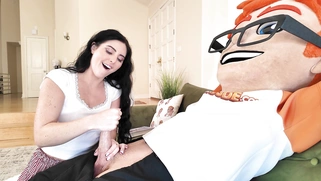 Theodora Day's Toe-Curling PornDudeCasting Adventure: Footjobs to Facials with a Side of Fun!