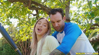 Abella Danger is sucking Alex Legend's cock