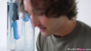 Wtf are you sniffing my panties stepbro