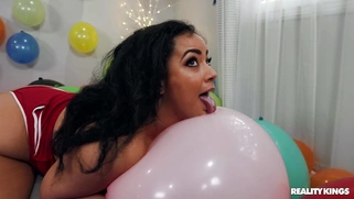 Bad Kittyyy gives nice blowjob to Charles Dera