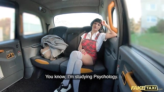 Fake Taxi Super Sexy French College Babe Seduces Cabbie For A Free Ride