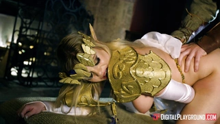 Princess Katy Jayne getting rescued from a chastity belt