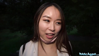 Hot Chinese tourist is fucked by a big cock for the first time